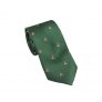 Laksen Sporting Krawatte Fliegende Ente Vintage Grün