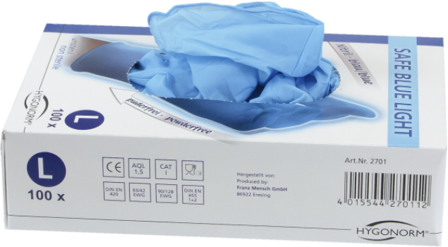 EUROHUNT Einweghandschuhe Puderfrei 100 Stk.