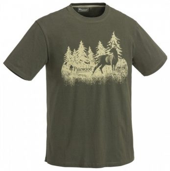 PINEWOOD T-Shirt Herren Hunting Grün