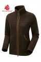 SHOOTERKING Performance Fleece Jacke Damen braun