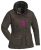 Pinewood Jacke Dog Sports wildlederbraun / fuchsia