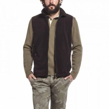 AIGLE Fleeceweste CLERK dunkelbraun