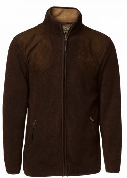 Chevalier Belcher Fleece Cardigan Braun