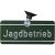 Dr. Gmünder Autoschild Jagdbetrieb