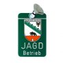 Dr. Gmünder Autoschild Jagdbetrieb