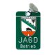 Dr. Gmünder Autoschild Jagdbetrieb
