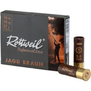 Rottweil 16/70 Jagd braun 3,0mm 31g