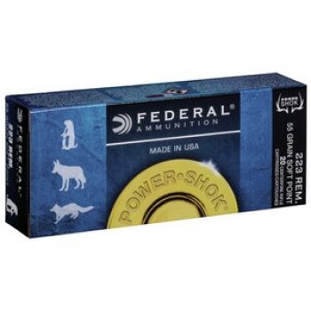 Federal Ammunition .223 Rem. Power Shok Tlm 3,6g/55grs.