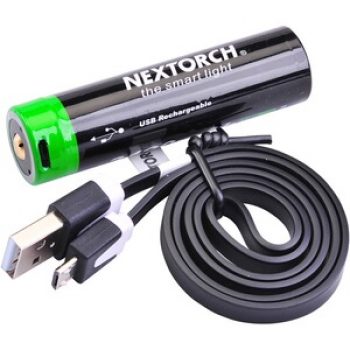 NEXTORCH Akku 18650 mit USB-C