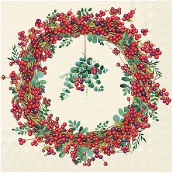 IHR Ideal Home Range GmbH Servietten Berry Wreath