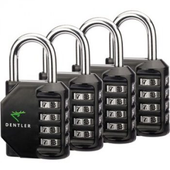 Dentler Zahlenschloss 4er Set