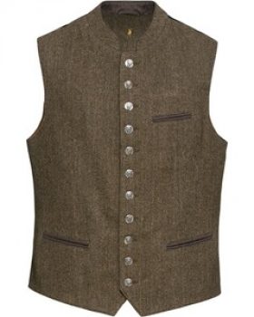 Almsach Trachtenweste Fischgrat