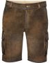 REITMAYER Kurze Cargo-Lederhose
