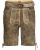 Almsach Kurze Lederhose mit Gürtel