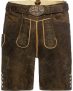Almsach Kurze Lederhose mit Gürtel