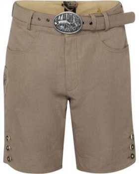 Almsach Kurze Trachten-Leinenhose