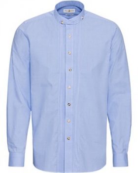 Almsach Karo-Stehkragenhemd Slim