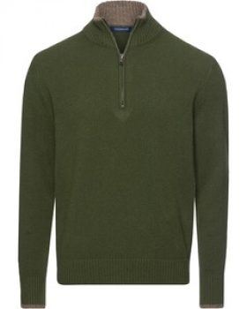 HIGHMOOR Troyer mit Kragenkontrast