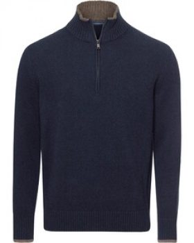 HIGHMOOR Troyer mit Kragenkontrast