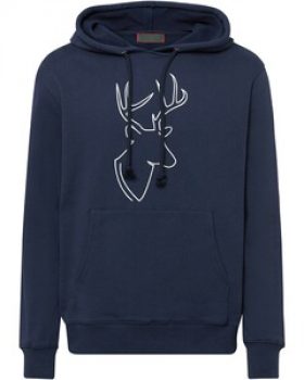 REITMAYER Sweathoodie mit Hirschdruck