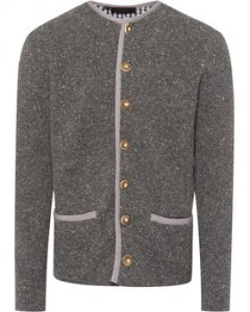 REITMAYER Linksstrick-Cardigan mit Rückenmotiv