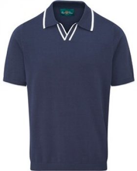 Alan Paine Strick-Polo Portloe