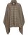 Brigitte von Schönfels Karo-Poncho mit Hahnentritt-Muster