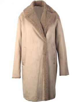 White Label Fake-Fur-Kurzmantel