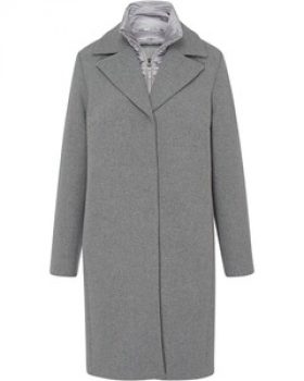 Brigitte von Schönfels Kurzmantel mit Steppeinsatz