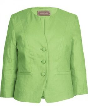 White Label Kurzblazer aus Leinen