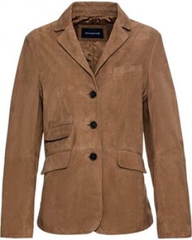 HIGHMOOR Blazer aus Veloursleder