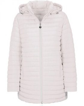 Clarina Lange Steppjacke mit Kapuze