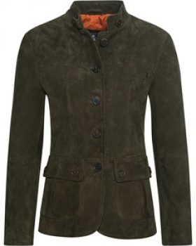 Brigitte von Schönfels Lederjacke mit Schulterpatch