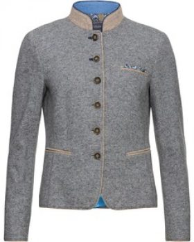 White Label Stehkragenjacke