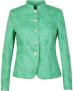 White Label Bestickte Stehkragenjacke