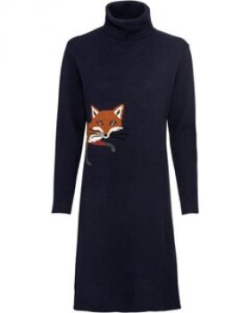 HIGHMOOR Strickkleid mit Fuchs