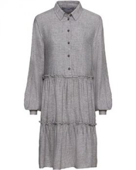 White Label Flanell-Stufenkleid