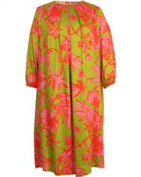 White Label 3/4-Arm-Kleid mit Allover-Blumenmuster