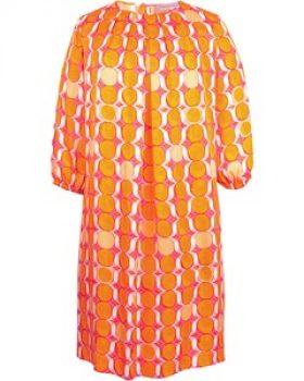 White Label Midi-Kleid mit Retro-Muster