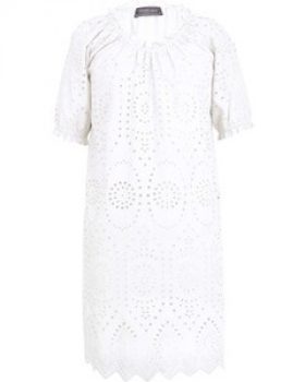 White Label Kleid mit Madeira-Spitze