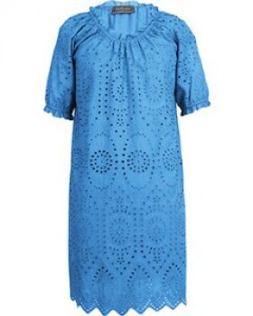 White Label Kleid mit Madeira-Spitze