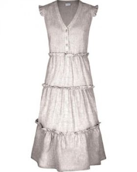 FELICITAS Maxi-Leinenkleid Klea