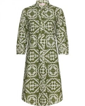 Brigitte von Schönfels Midi-Kleid mit Allover-Print