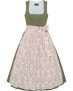 Luis Steindl Dirndl Hirsch-Blumen-Muster