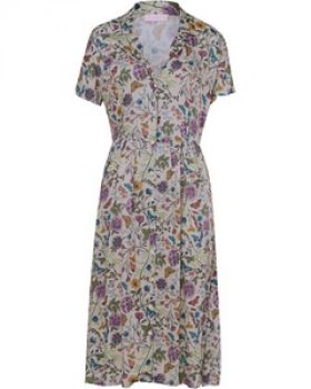 Brigitte von Schönfels Halbarm-Kleid mit Druck