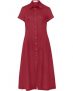 Brigitte von Schönfels Kurzarm-Leinenkleid