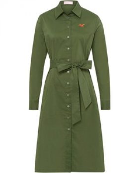 Brigitte von Schönfels Hemdblusenkleid mit Bindegürtel