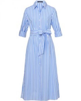 HIGHMOOR Langes Streifen-Kleid