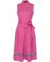 REITMAYER Ärmelloses Leinenkleid mit Blumen