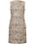 White Label Besticktes Leinenkleid